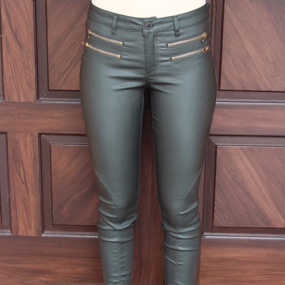 New legging style olive pants